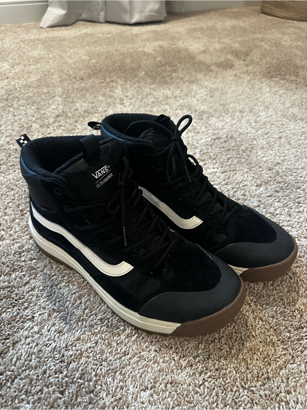 Vans UltraRange EXO Hi MTE-1 Black White Gum All-Weather Boots Men’s Size 11